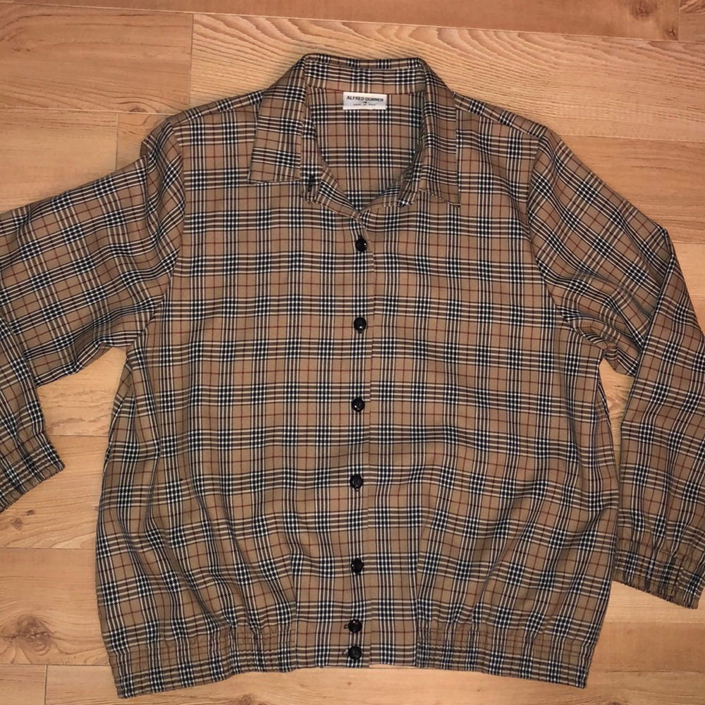 Alfred Dunner Vintage MADE IN USA Awesome PATTERN, pockets, stretchy waist etc!!